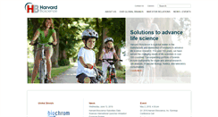 Desktop Screenshot of harvardbioscience.com